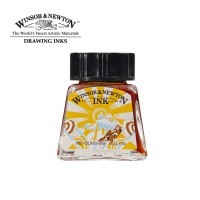 Тушь для рисования Winsor&Newton, 14мл, 633 Желтый Солнечный