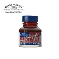 Тушь для каллиграфии Winsor&Newton, 30мл, 317 Красный индийский