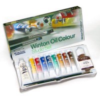 Студийный набор красок масляных Winsor&Newton WINTON Studio Set, 8 цветов