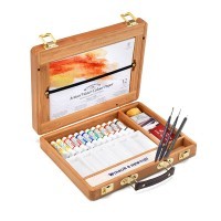 Набор акварели Winsor&Newton PROFESSIONAL Bamboo Box - Tubes, 12 цветов (тубы 8мл)