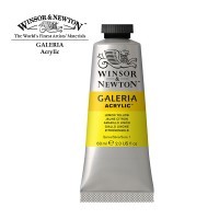 Акриловые краски Winsor&Newton GALERIA туба 60мл, желтый лимонный