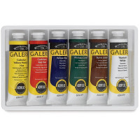 Набор акриловых красок Galeria, тюбики, 6 шт по 60 мл