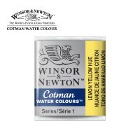 Акварель Winsor&Newton COTMAN в кюветах, оттенок лимонно-желтый