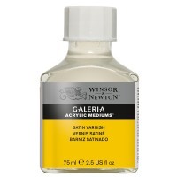 Лак сатинирующий с УФ-защитой для акрила GALERIA Satin Varnish, 75мл