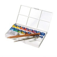 Набор акварели Winsor&Newton COTMAN, Deluxe Sketchers' Pocket Box, 16 цветов