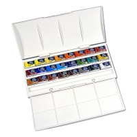 Набор акварели Winsor&Newton COTMAN, The Cotman Studio Set, 24 цвета