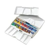 Набор акварели Winsor&Newton COTMAN, Pocket Plus, 12 цветов