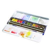 Набор акварели Winsor&Newton COTMAN, Blue Box, 12 цветов