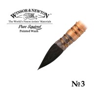 Кисть белка круглая №3 Winsor&Newton PURE SQUIRREL