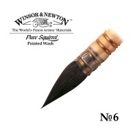 Кисть белка круглая №6 Winsor&Newton PURE SQUIRREL