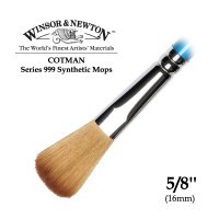 Кисть синтетика круглая большая 3/8'' (1,6см) Winsor&Newton COTMAN 999 Synthetic Mops