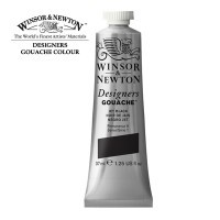 Гуашь дизайнерская Winsor&Newton, 37мл, 335 Черный смоляной