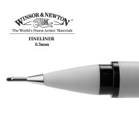 Линер 0.3мм Winsor&Newton, черный, упаковка с европодвесом