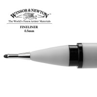 Линер 0.5мм Winsor&Newton, черный, упаковка с европодвесом